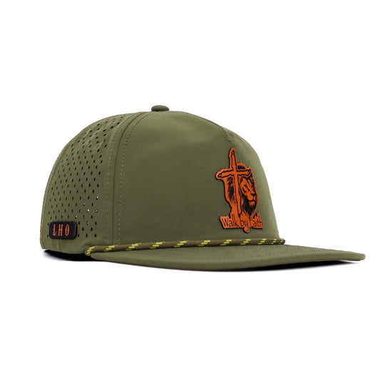 Walk by Faith Cap - Olive Green