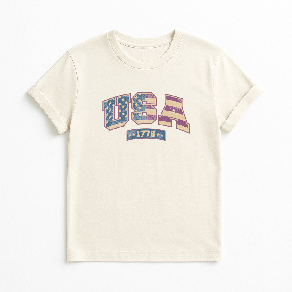 1776 Retro Flag Tee