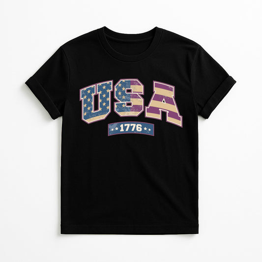 1776 Retro Flag Tee