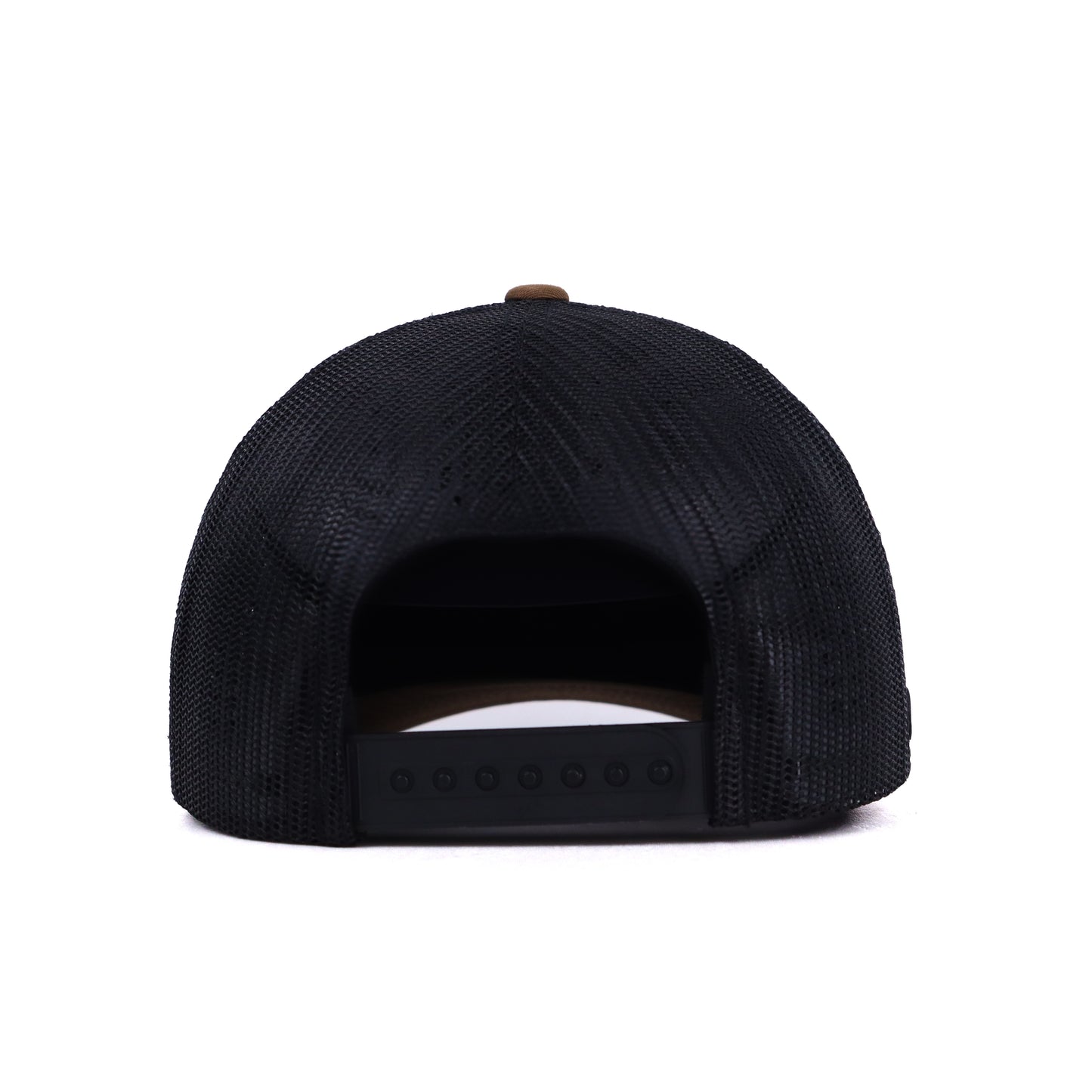 Adjustable black mesh snapback closure – Lonestar Legend Performance Cap camo star edition