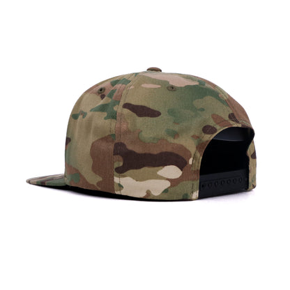 Camo Cross Snapback