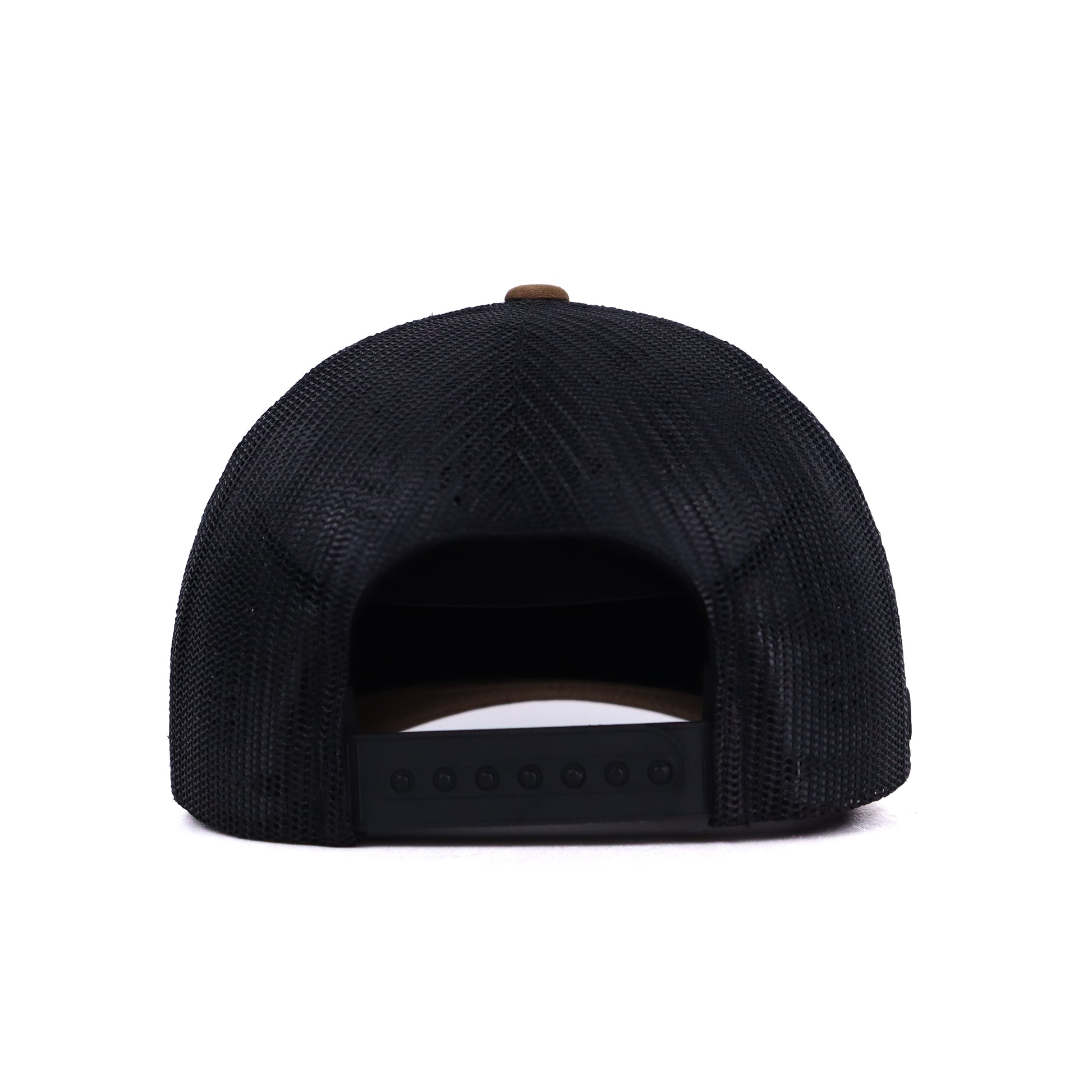 Adjustable black mesh snapback closure – Lonestar Legend Performance Cap camo star edition