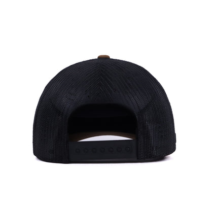 Adjustable black mesh snapback closure – Lonestar Legend Performance Cap camo star edition